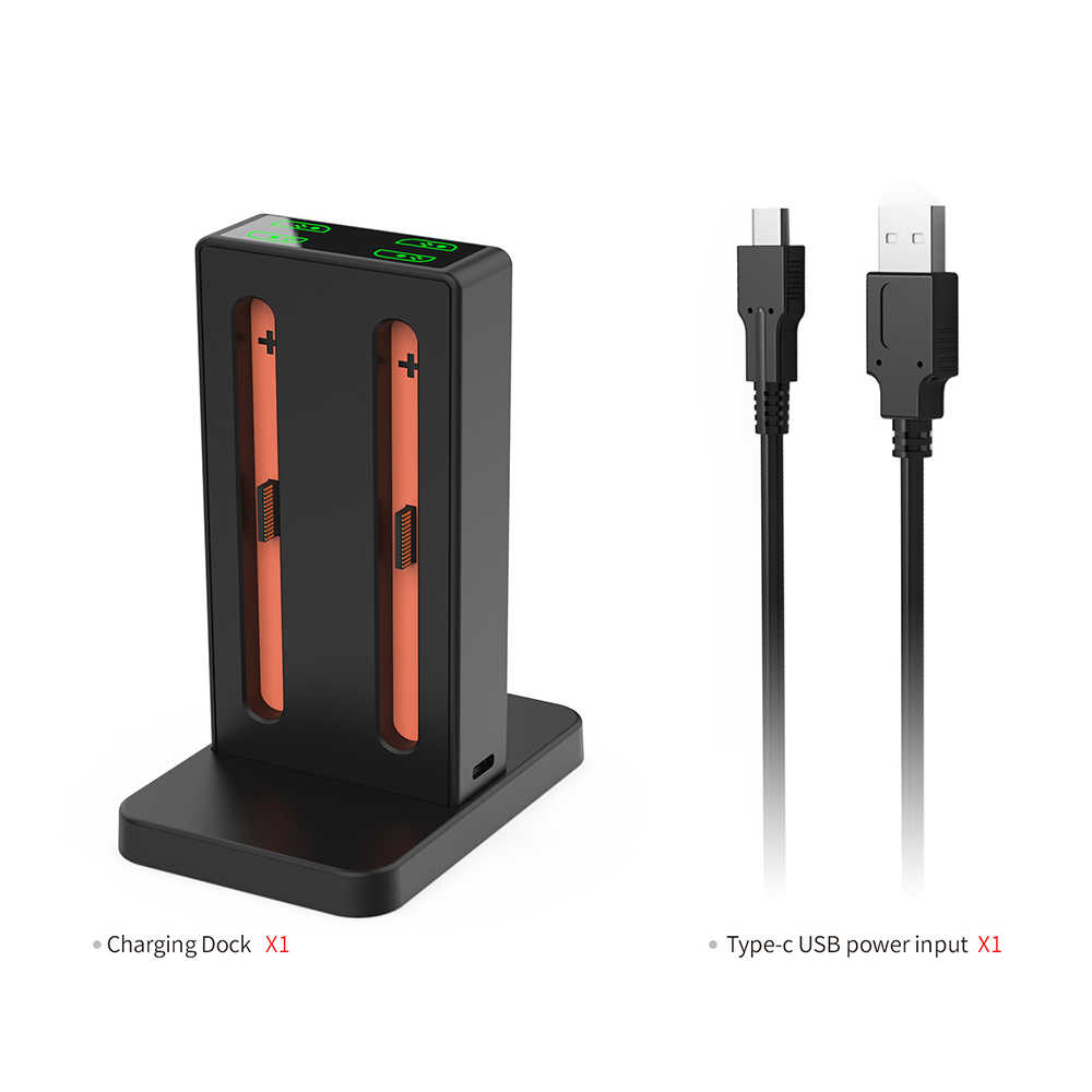 【夯品集】DOBE Switch2 Joy-Con 方形四充 TNS-3192B