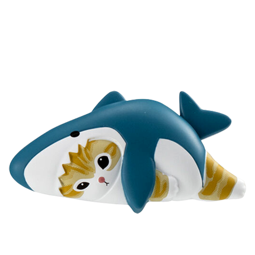 【扭蛋線上抽】日版 BANDAI 貓福珊迪 鯊魚貓 桌上便條夾