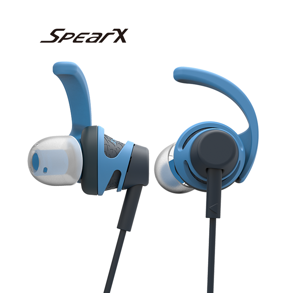 SpearX S2 高音質運動耳機-藍色
