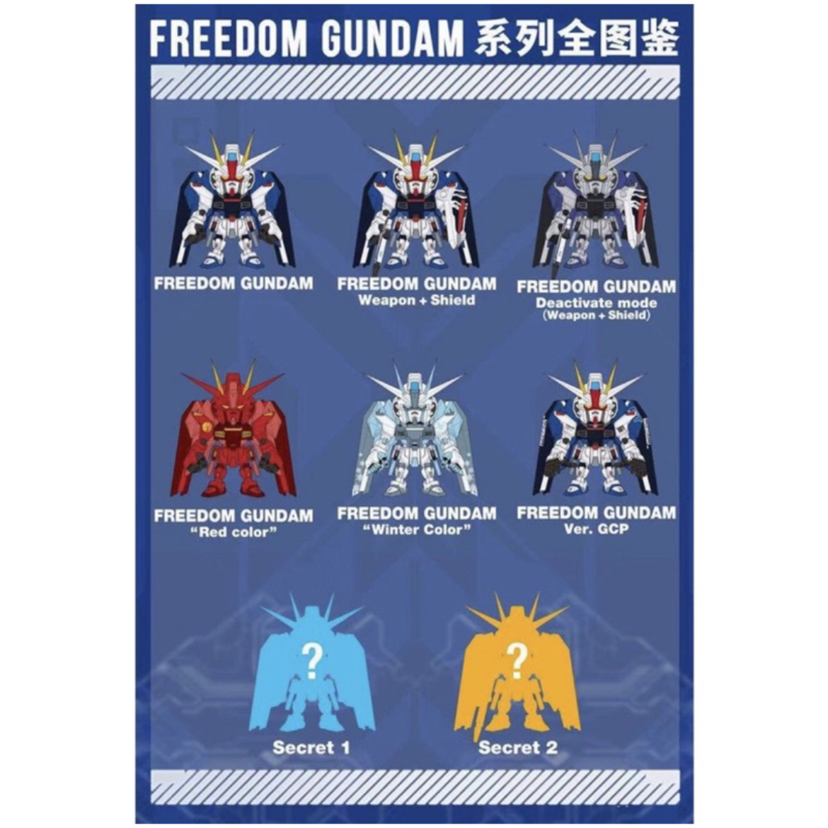 【⚜️FLY OUT⚜️】『現貨』BANDAI 萬代 QMSV mini盲盒系列第二彈 自由鋼彈 FREEDOM GUN