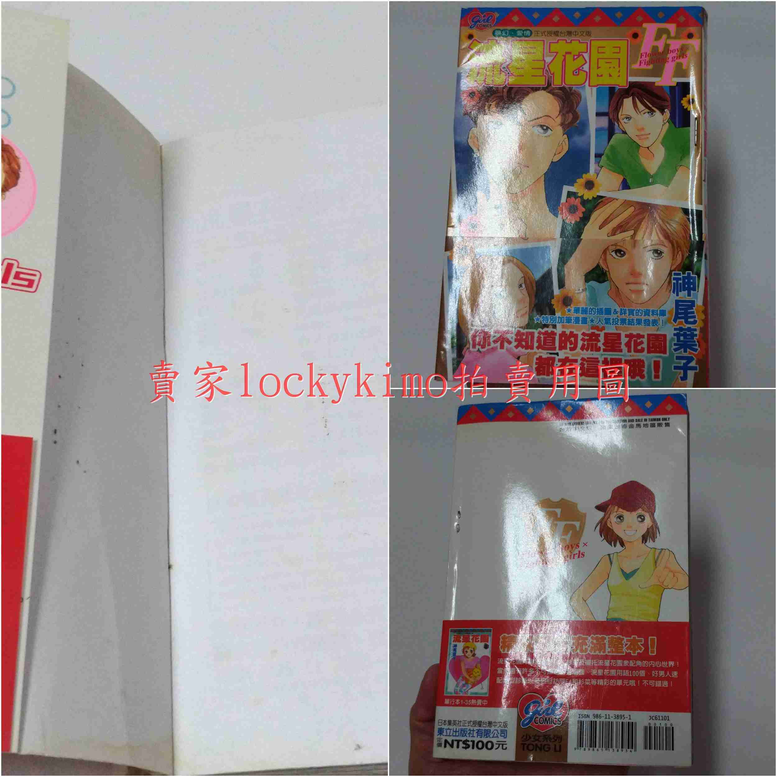 【流星花園FF 角色 公式 漫迷 手冊 神尾葉子 首刷 書腰】花樣男子 漫畫 杉菜 F4 道明寺 花澤類 西門 美作玲