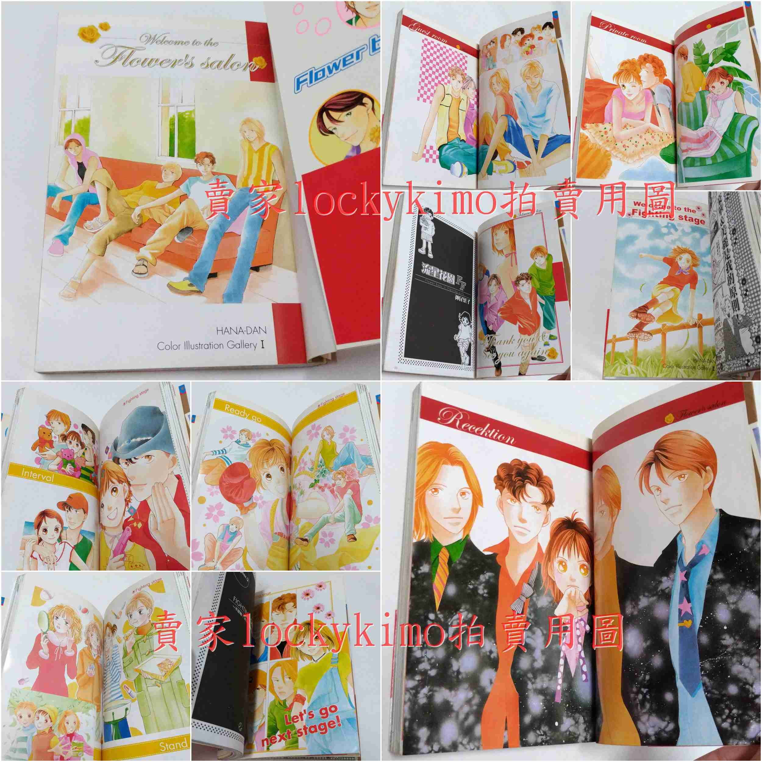 【流星花園FF 角色 公式 漫迷 手冊 神尾葉子 首刷 書腰】花樣男子 漫畫 杉菜 F4 道明寺 花澤類 西門 美作玲