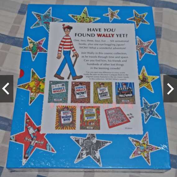 威利在哪裡 6冊 + 拼圖 Where's Wally? Wow 尋找威利 Waldo book 找找 遊戲書 視覺發現