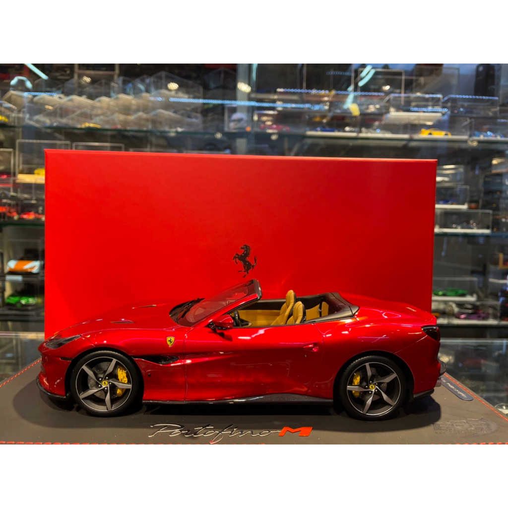 吉華@ 1/18 BBR P18193H Ferrari Portofino M Spider Red Fuoco