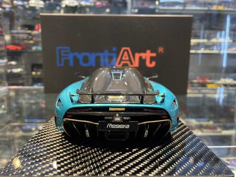 吉華科技＠ 1/18 FrontiArt Koenigsegg Regera Peacock Blue (樹酯車)