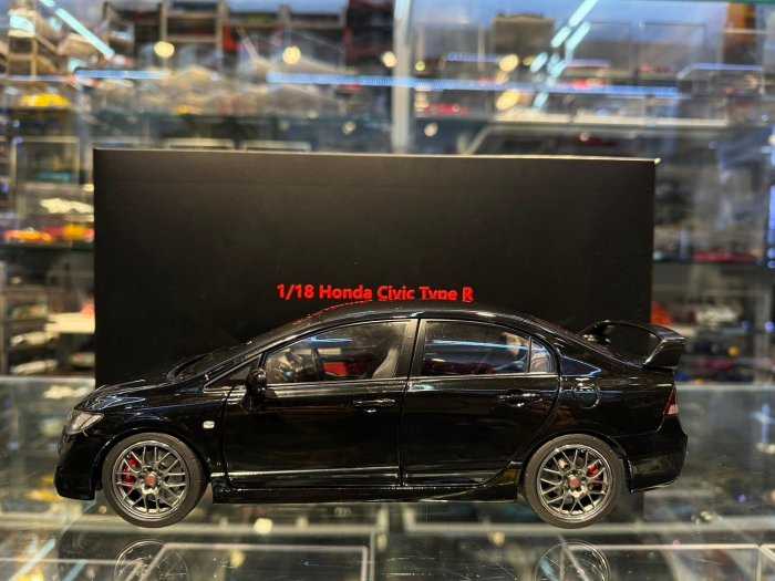 吉華@ 1/18 WELL Honda Civic Type R FD2 Black