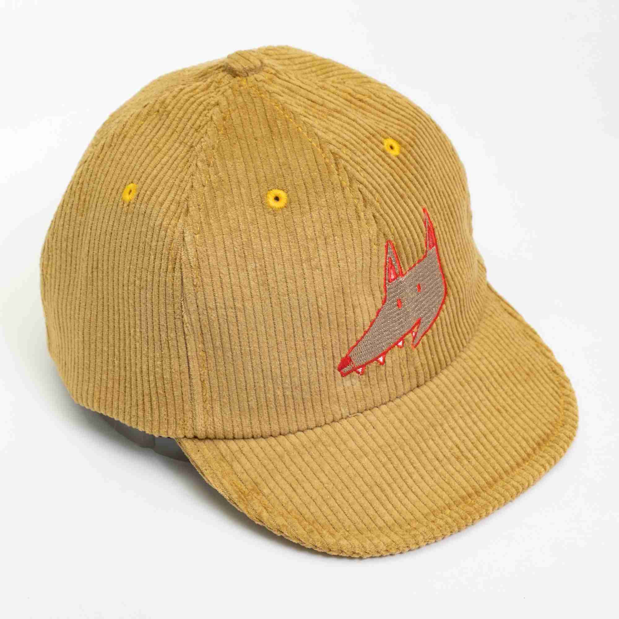 輪播商品：大野狼與肉塊雙面刺繡棒球帽