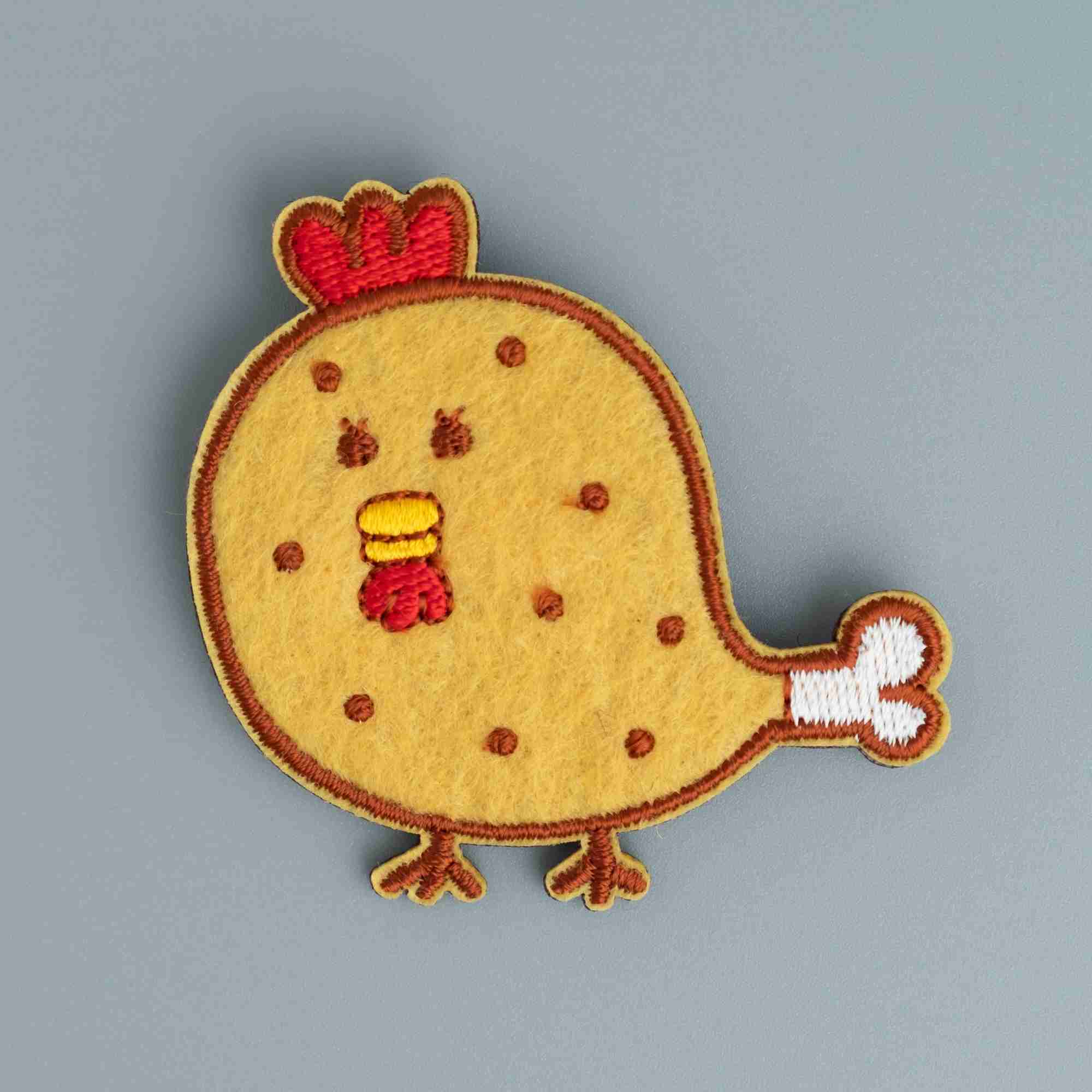 輪播商品：雞腿雞刺繡別針