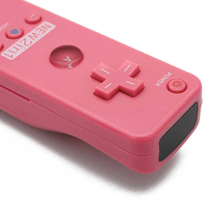 現貨 副廠 Wii Wii U 新版 右手 手把 控制器 Plus 粉紅色 內建強化器 / 老爺子