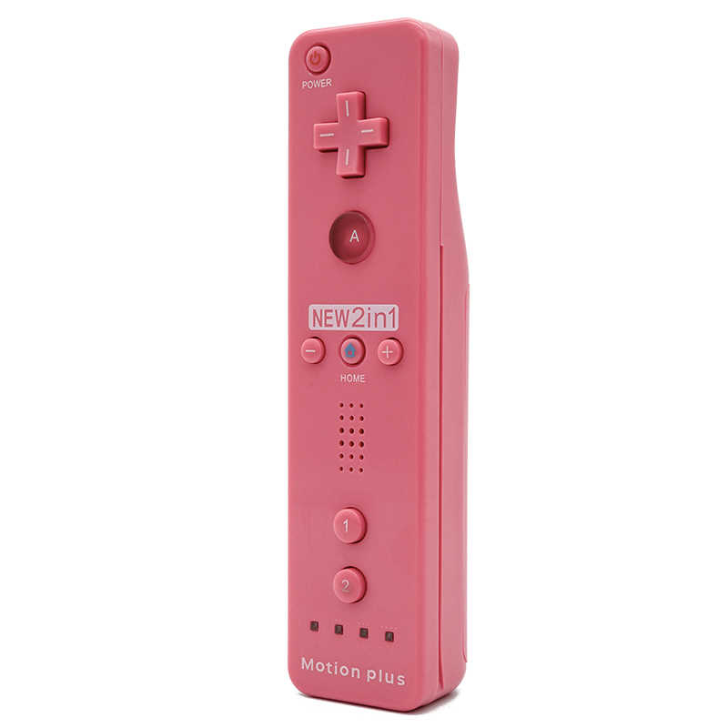 現貨 副廠 Wii Wii U 新版 右手 手把 控制器 Plus 粉紅色 內建強化器 / 老爺子