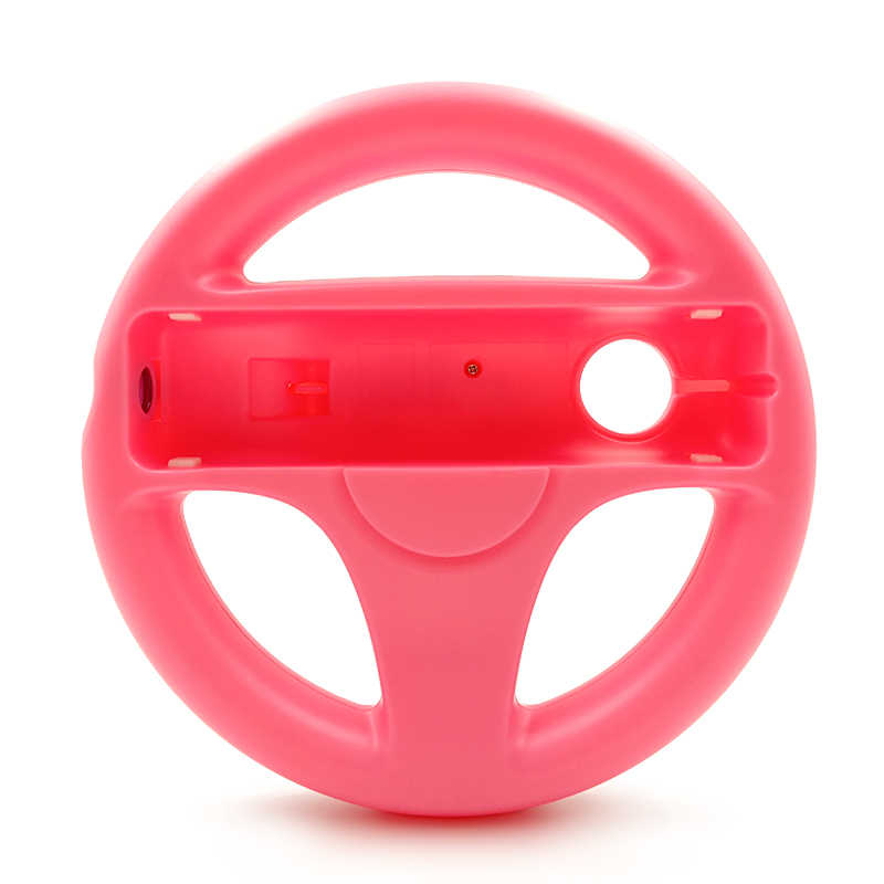 現貨 Wii Wii U 瑪莉歐賽車 賽車 方向盤 粉紅色 / 老爺子