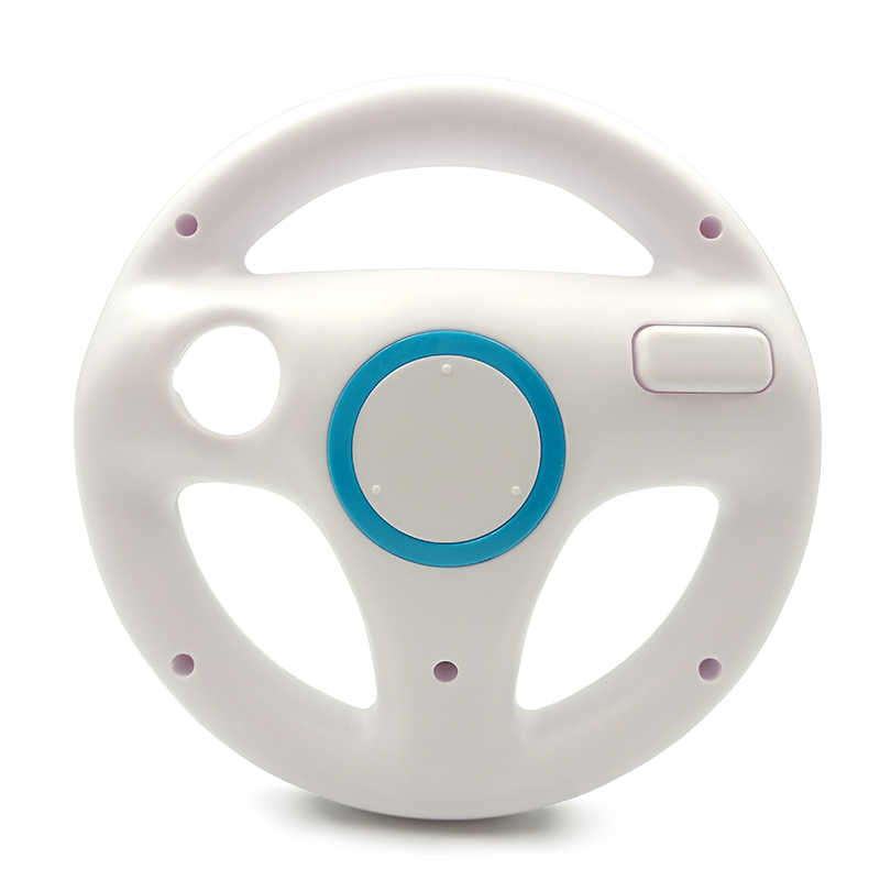 現貨 Wii Wii U 瑪莉歐賽車 賽車 方向盤 白色 / 老爺子