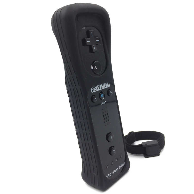 現貨 副廠 Wii Wii U 新版 右手 手把 控制器 Plus 黑色 內建強化器 / 老爺子