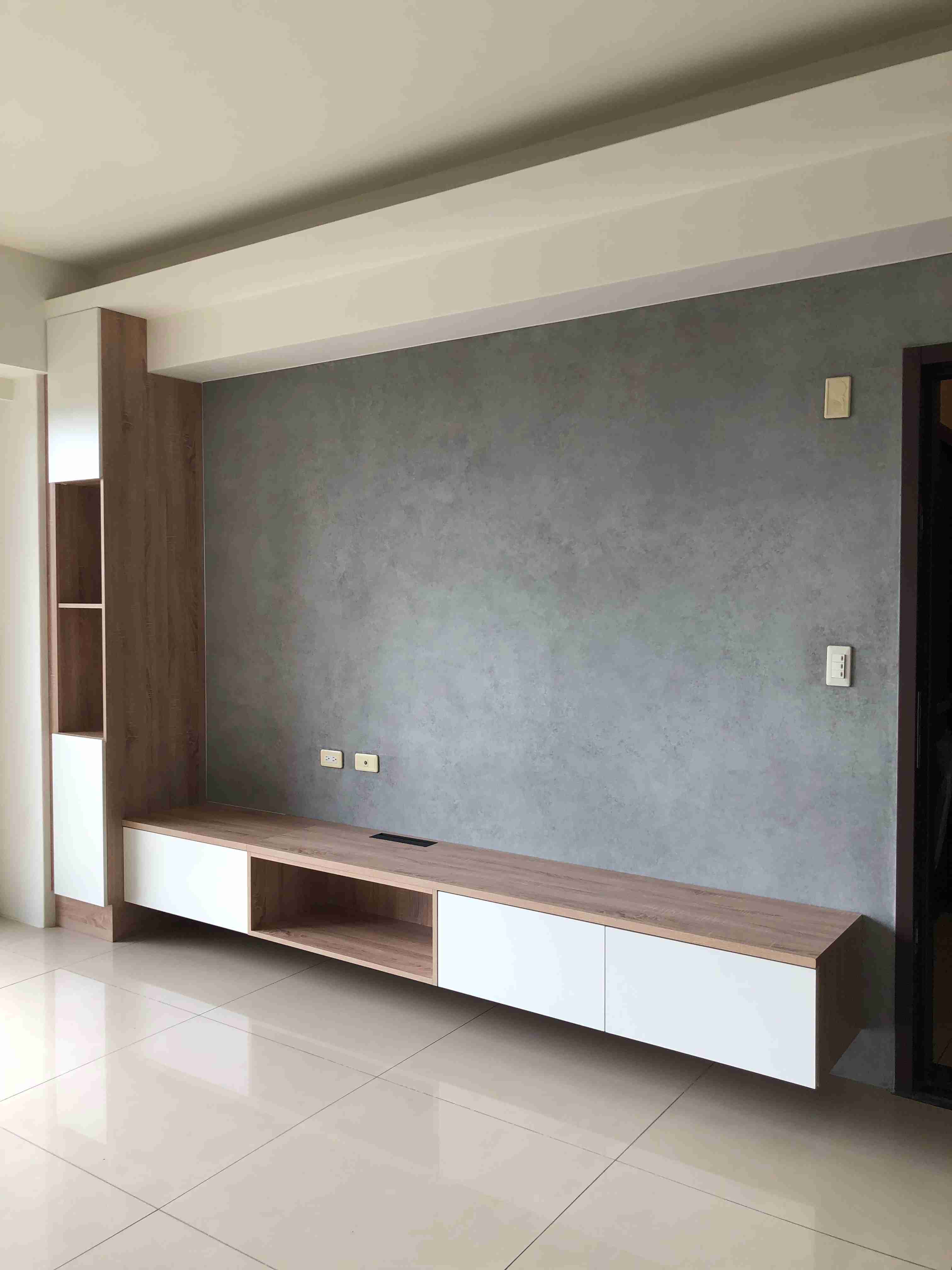 【好家居】電視櫃、木芯板訂製電視櫃、系統電視櫃(需現場丈量) 價格為一尺寛報價