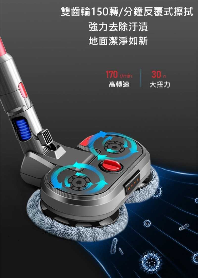 禾淨 Dyson V12 Detect Slim SV20 SV35 吸塵器 LED超聲波噴霧拖地吸頭 副廠配件