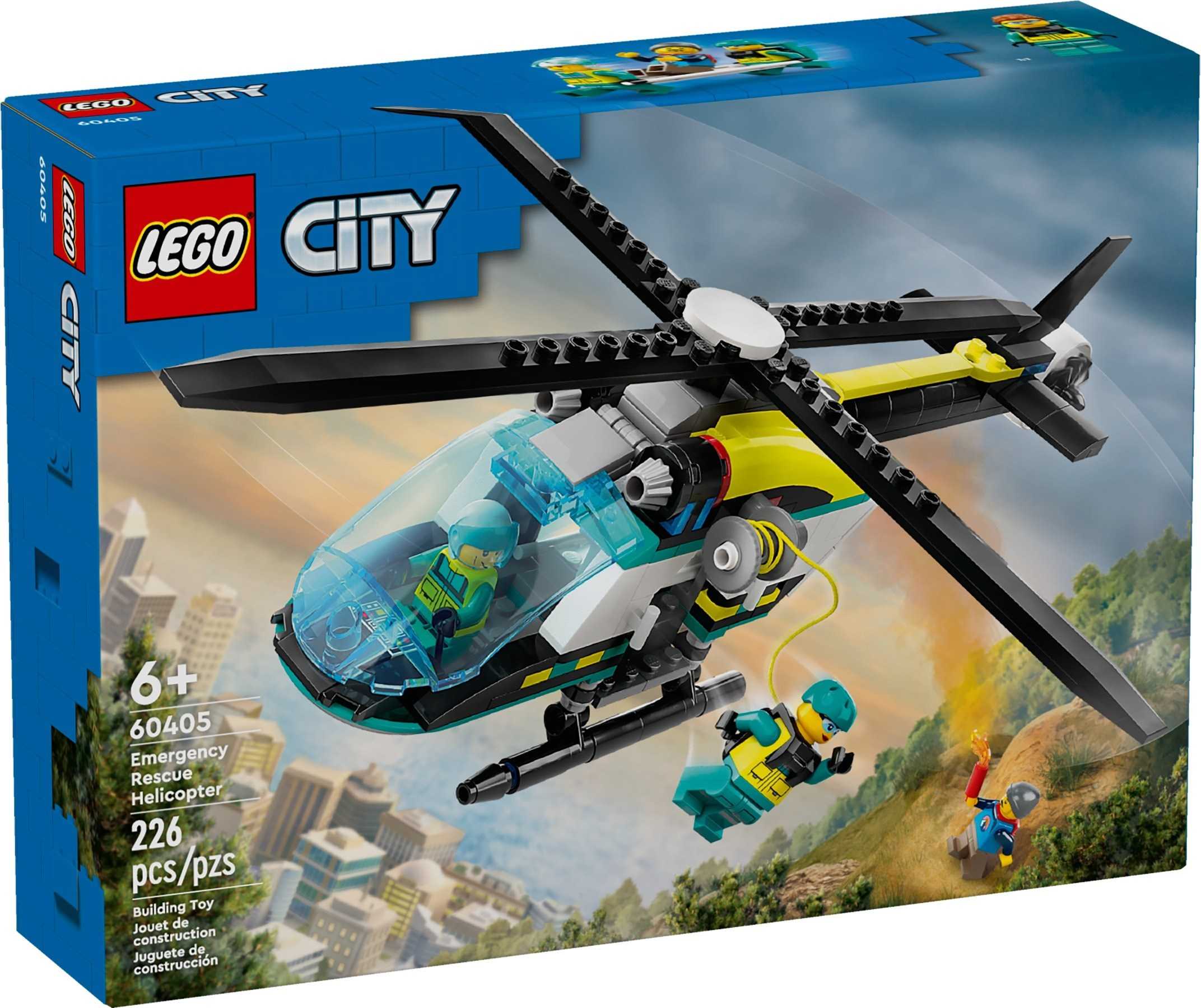 電積系 樂高 LEGO 60405 緊急救援直升機 City