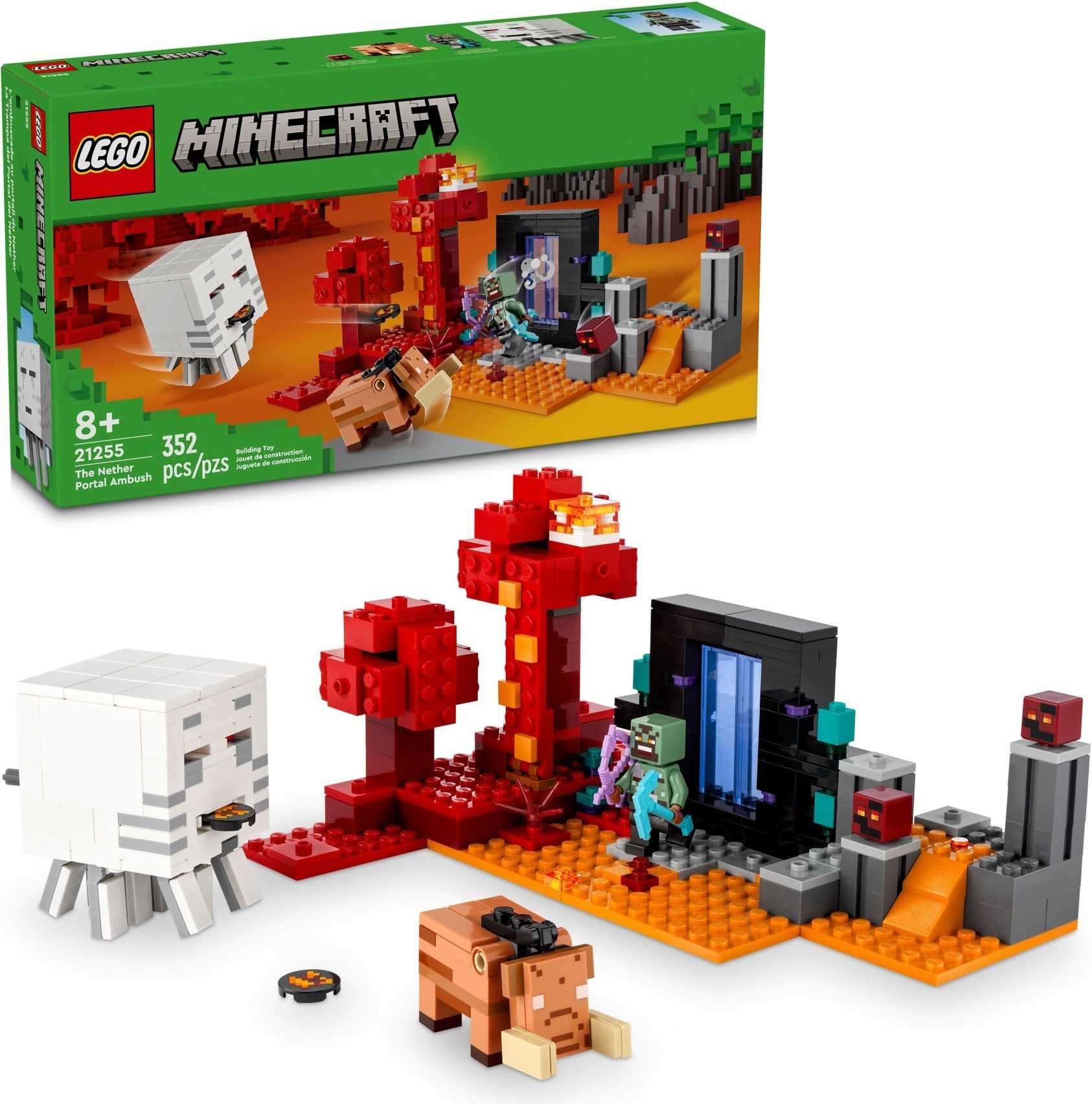 🟦電積系🟩樂高🟥LEGO 21255 下界傳送門伏擊🟨Minecraft