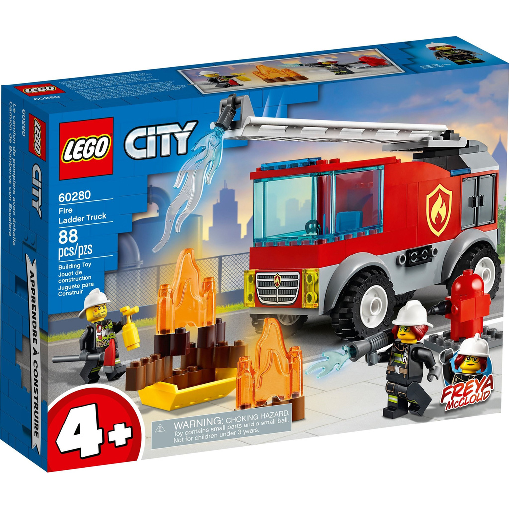 LEGO60280 雲梯消防車 樂高 城市系列