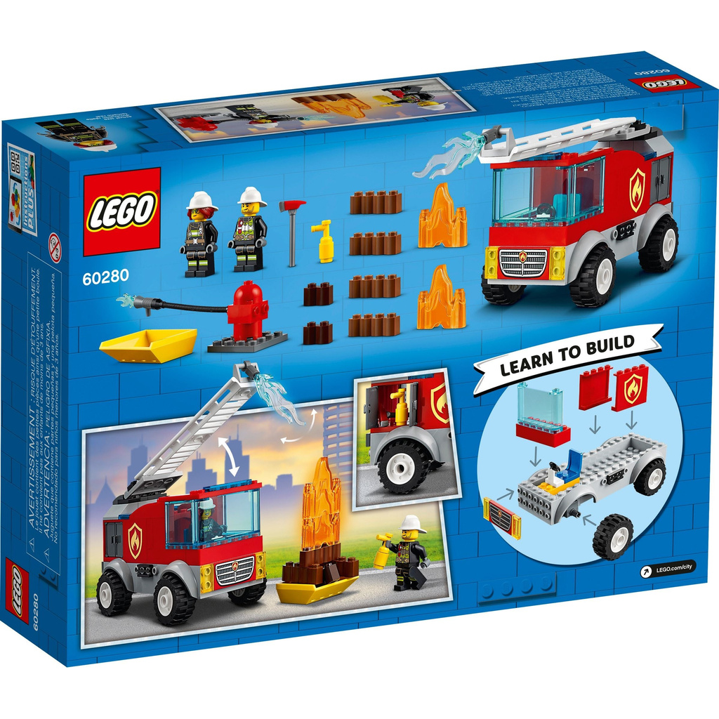 LEGO60280 雲梯消防車 樂高 城市系列