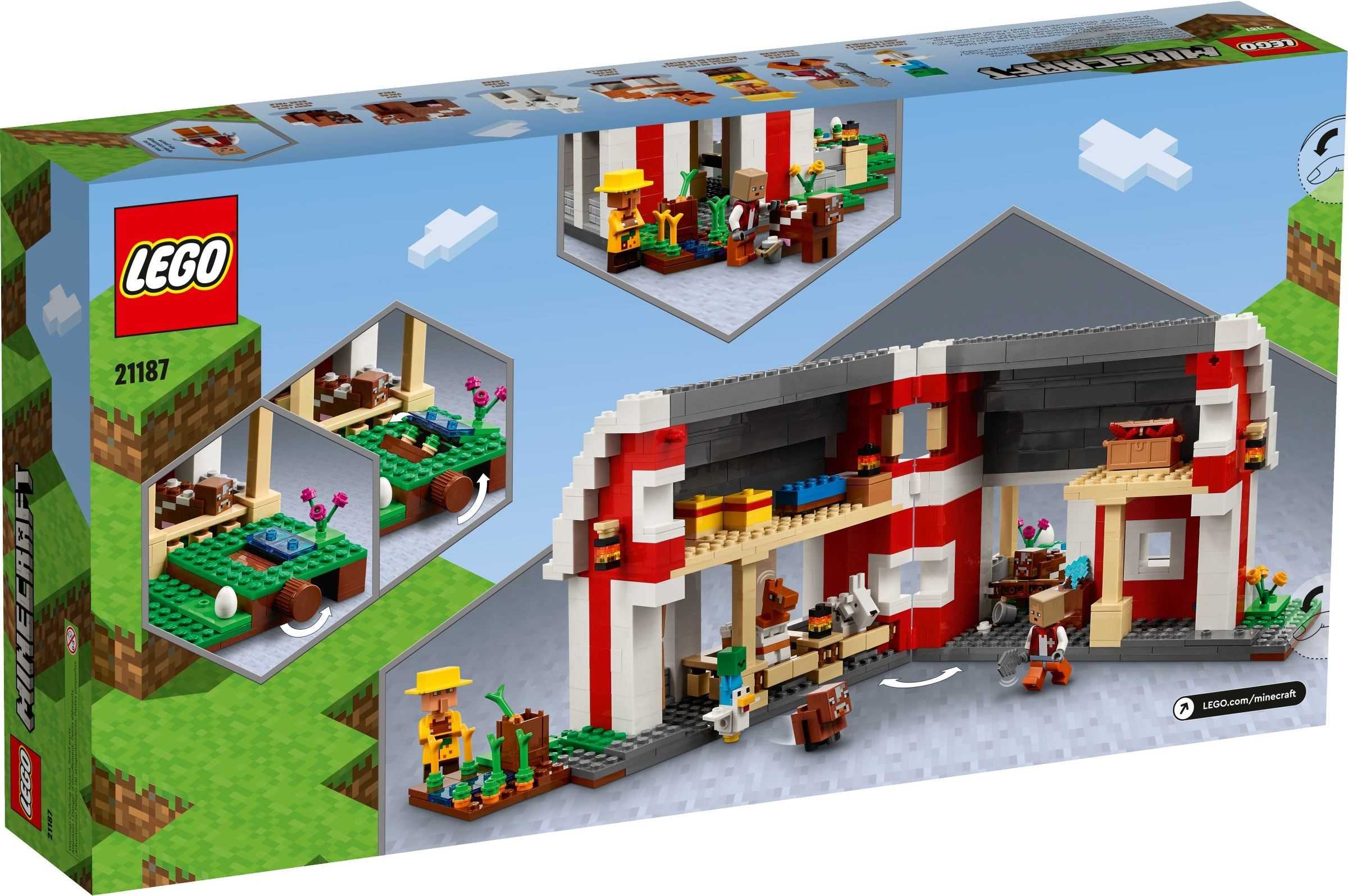 【電積系@北投】LEGO 21187 紅色穀倉-Microcraft