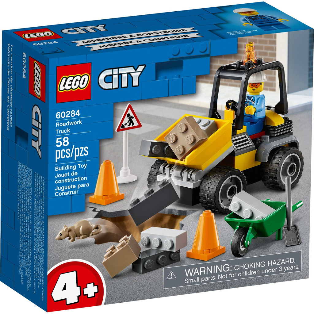 LEGO60284 道路工程車 樂高 城市系列