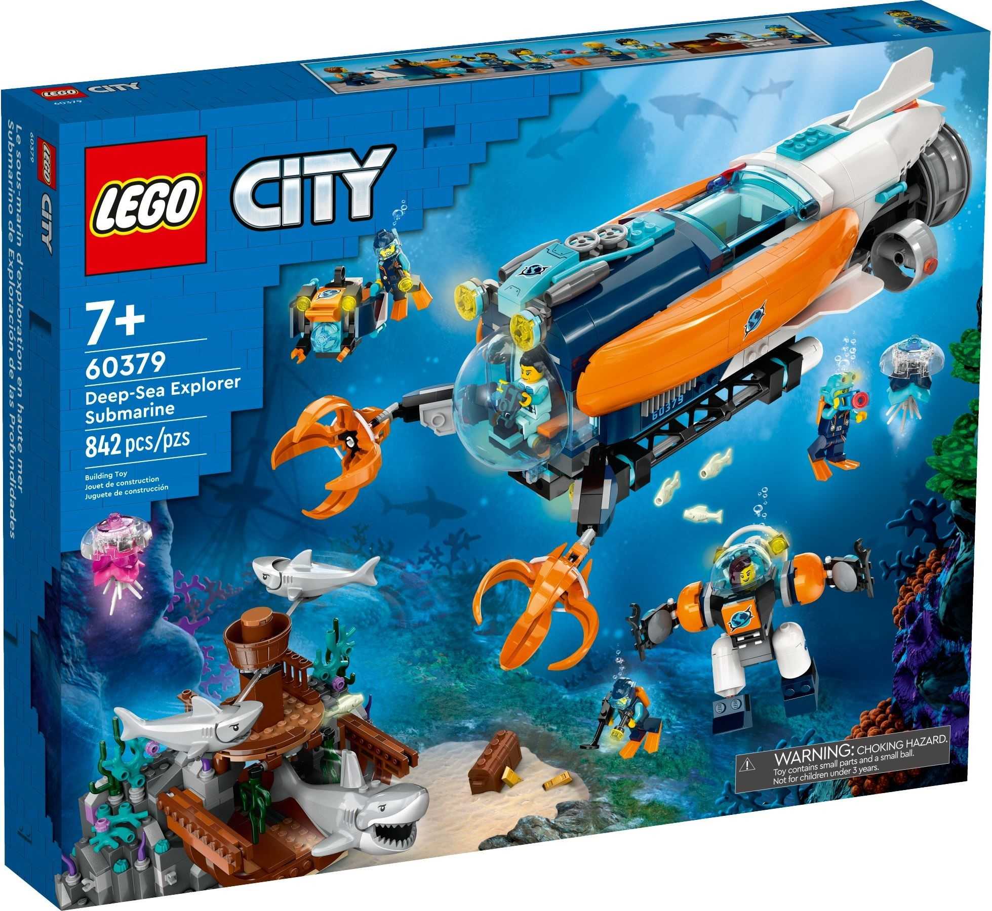 【電積系@北投】LEGO 60379 深海探險家潛水艇(4)-City