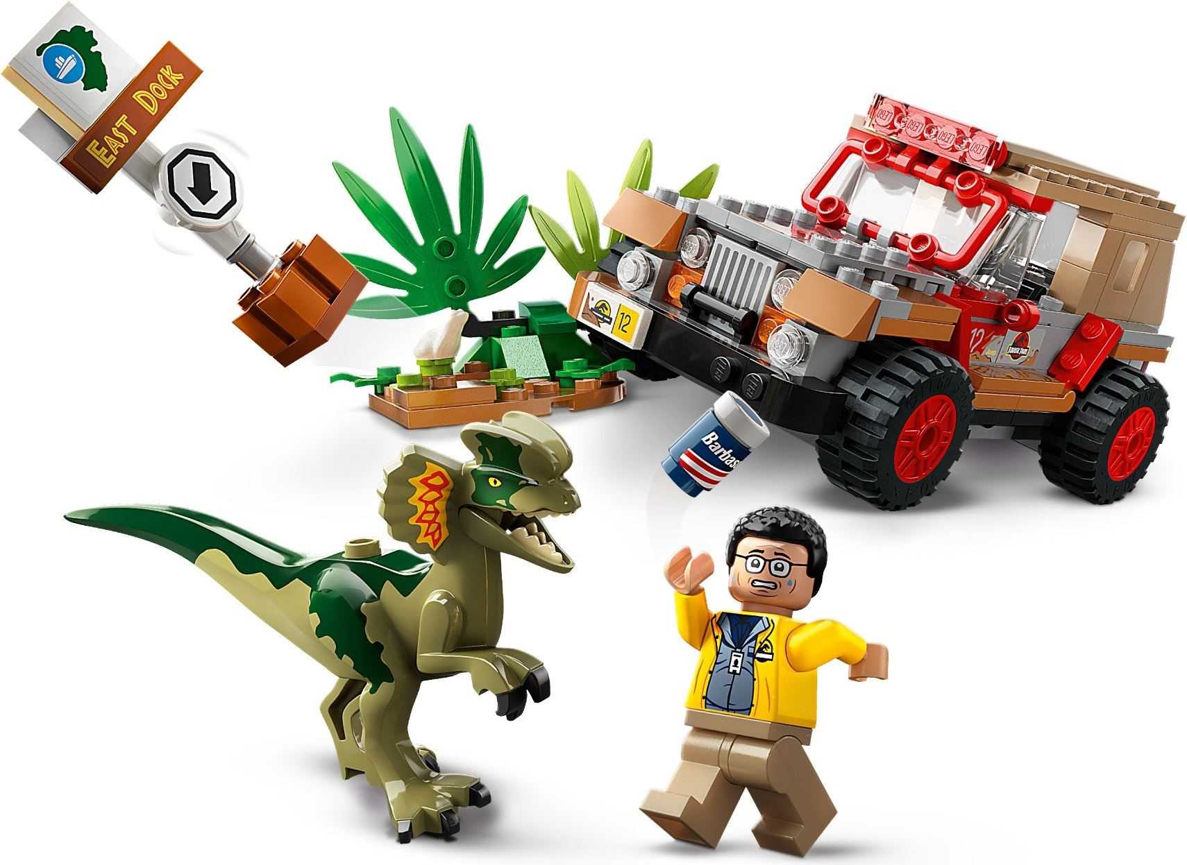 【電積系@北投】LEGO 76958 Dilophosaurus Ambush​-侏儸紀