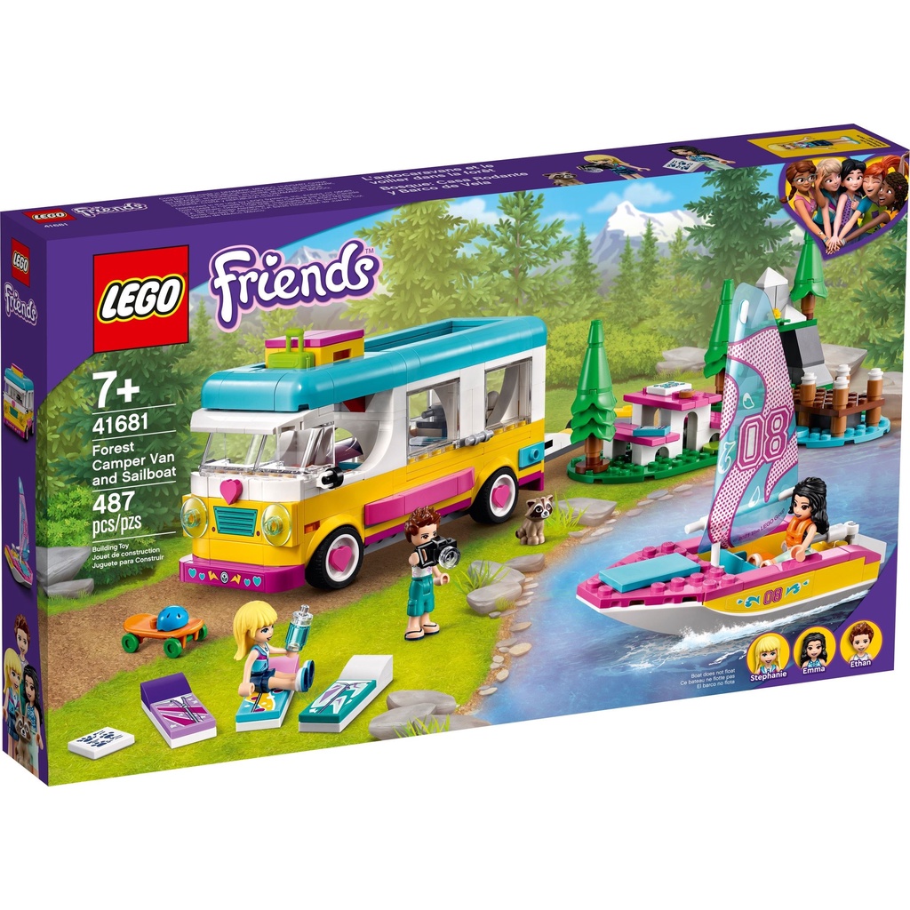 【電積系@北投】樂高LEGO41681 森林露營車和帆船 樂高 好朋友系列