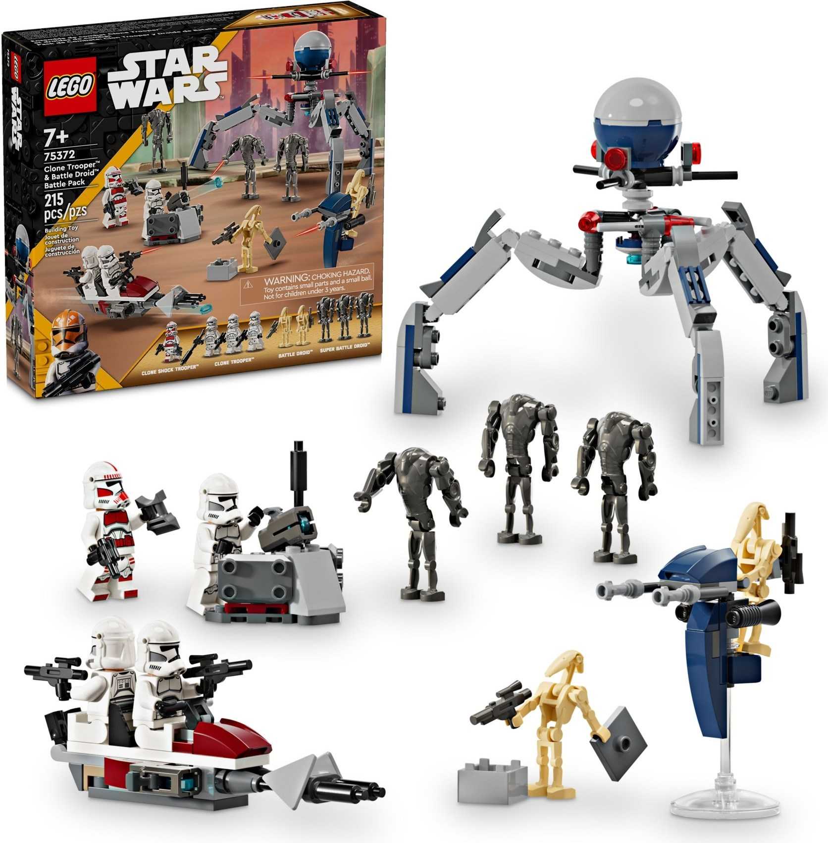 🟦電積系🟩樂高🟥LEGO 75372 複製人士兵\u0026戰鬥機器人Battle Pa🟨Star Wars