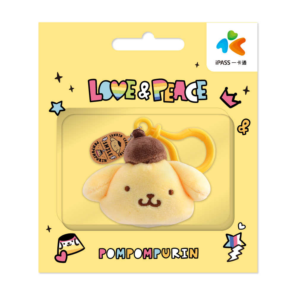 LOVE PEACE《布丁狗》絨毛造型一卡通