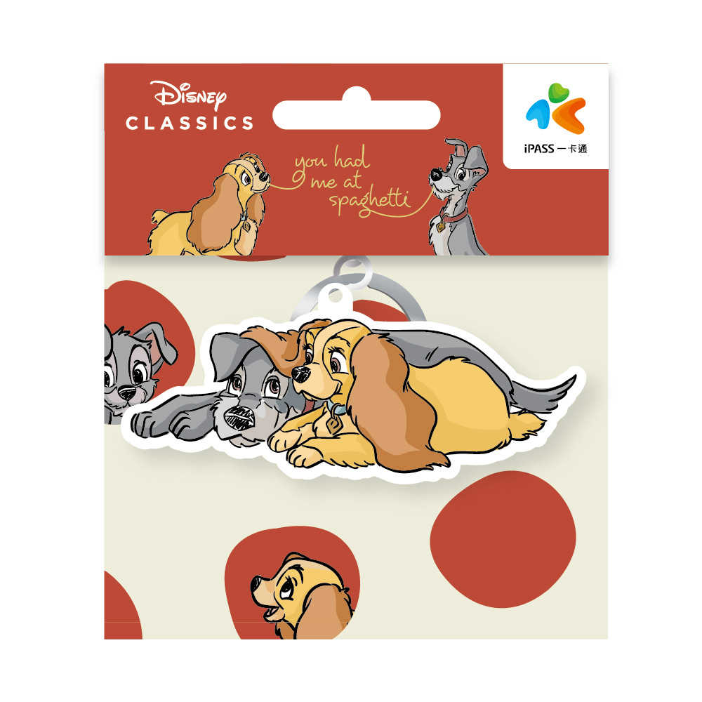 迪士尼 萌寵系列造型一卡通 三款可選 小姐與流氓 / 瑪麗貓朋友 / 101忠狗