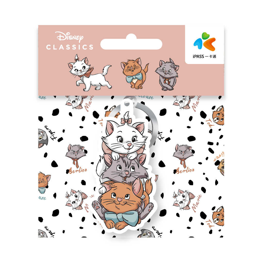 迪士尼 萌寵系列造型一卡通 三款可選 小姐與流氓 / 瑪麗貓朋友 / 101忠狗