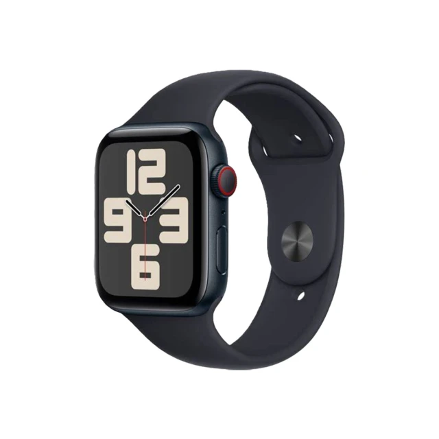 Apple Watch SE2 44mm 午夜錶殼搭午夜錶帶ML