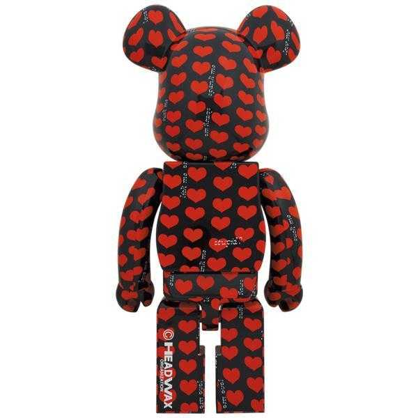 【BE@RBRICK】 庫柏力克熊 X JAPAN hide - Black Heart 1000％