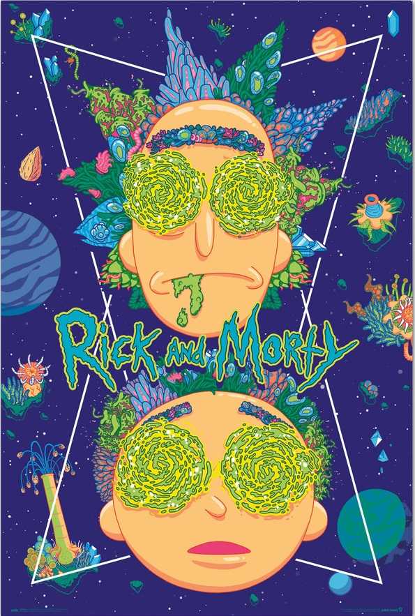 【瑞克和莫蒂】Rick and Morty 迷幻銀河 進口海報