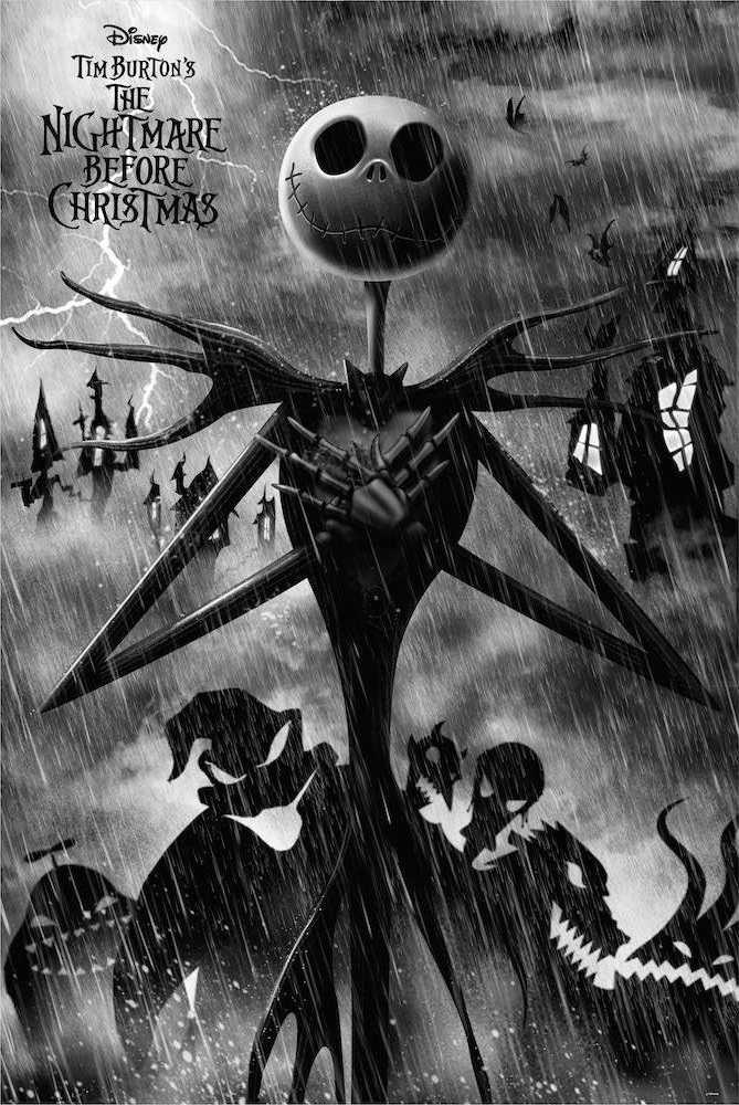 【迪士尼】聖誕夜驚魂(南瓜王傑克與他的鬼魂夥伴們) 進口海報