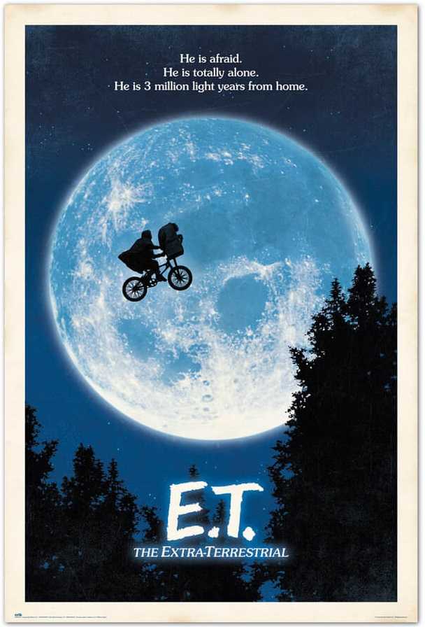 【E.T.外星人】 E.T. the Extra-Terrestrial 進口海報