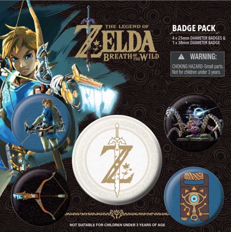 【任天堂】薩爾達傳說 曠野之息徽章組 / The Legend Of Zelda BADGE PACK LEGEND