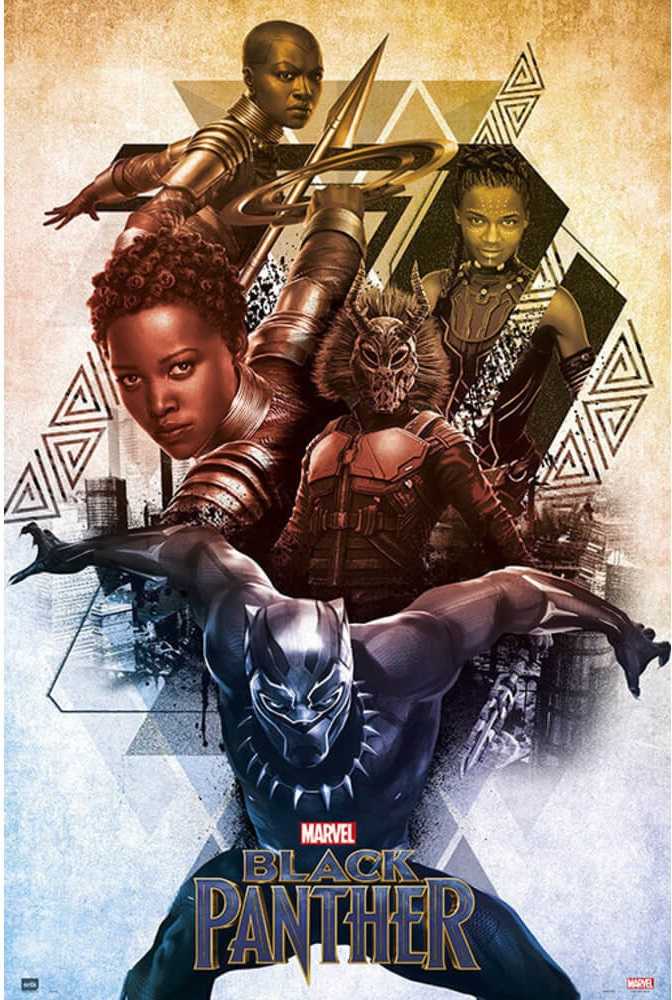 【漫威】黑豹 BLACK PANTHER 武裝型態 進口海報