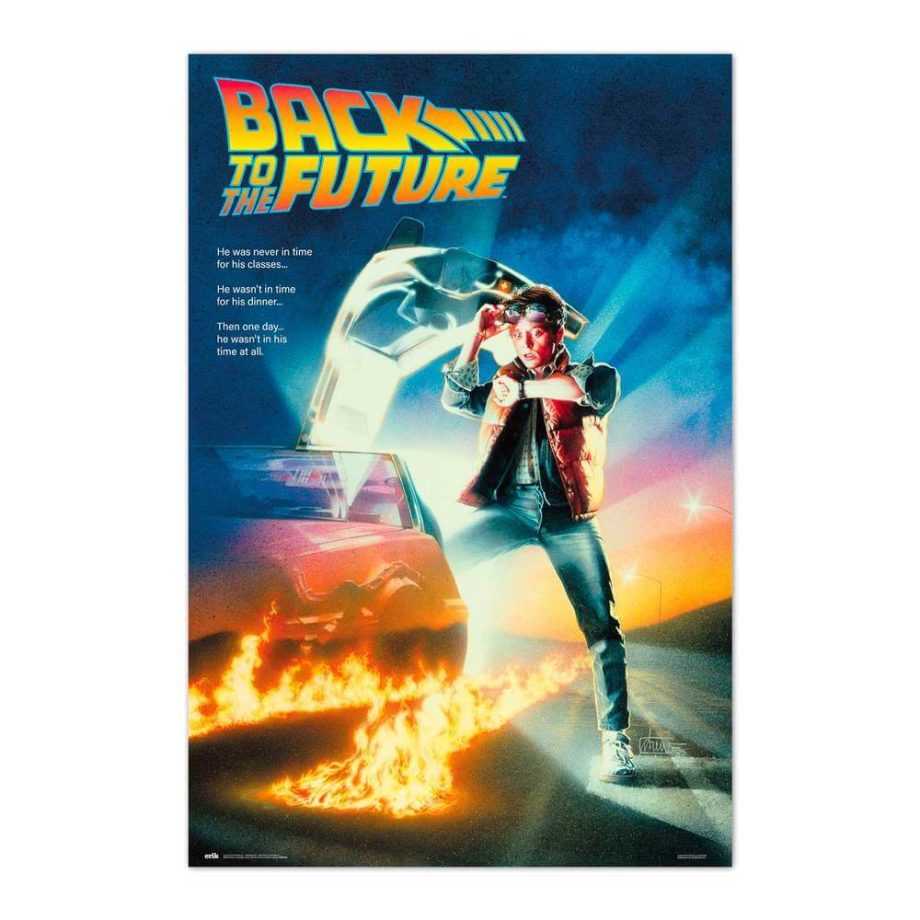 【回到未來】 BACK TO THE FUTURE 進口電影海報