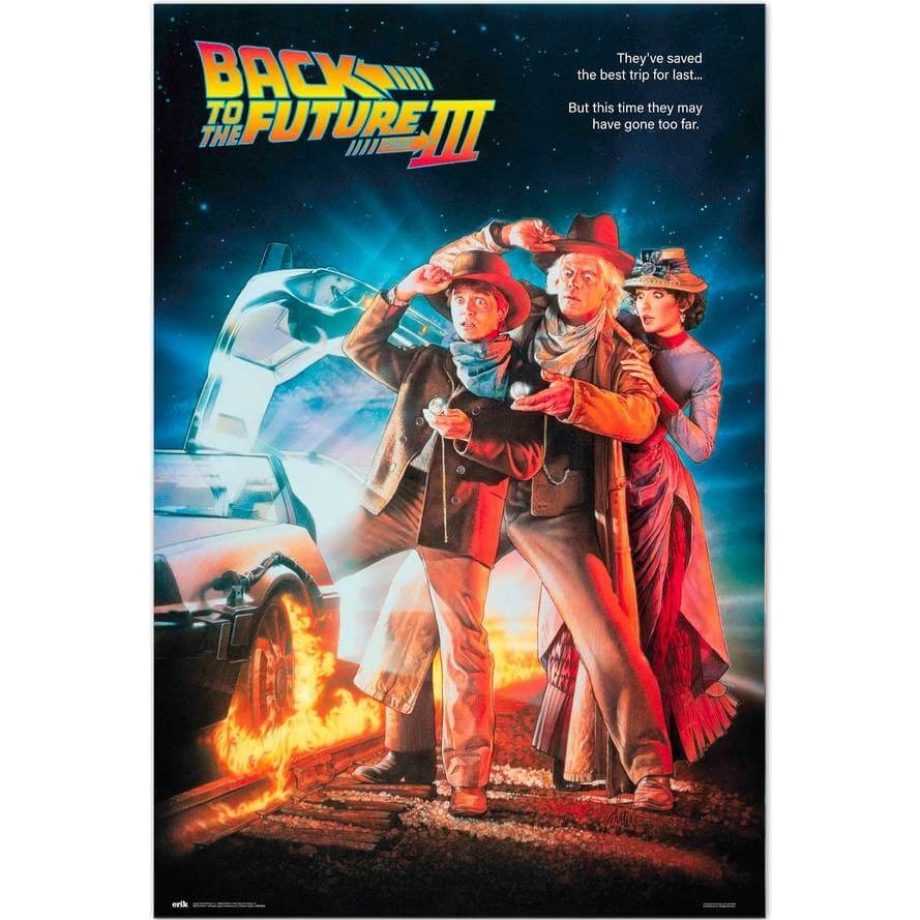 【回到未來】BACK TO THE FUTURE 3 官方宣傳進口海報