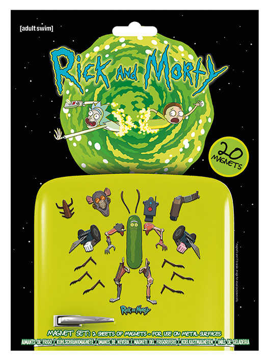 瑞克和莫蒂 Rick and Morty (Weaponize The Pickle) 英國進口磁鐵組