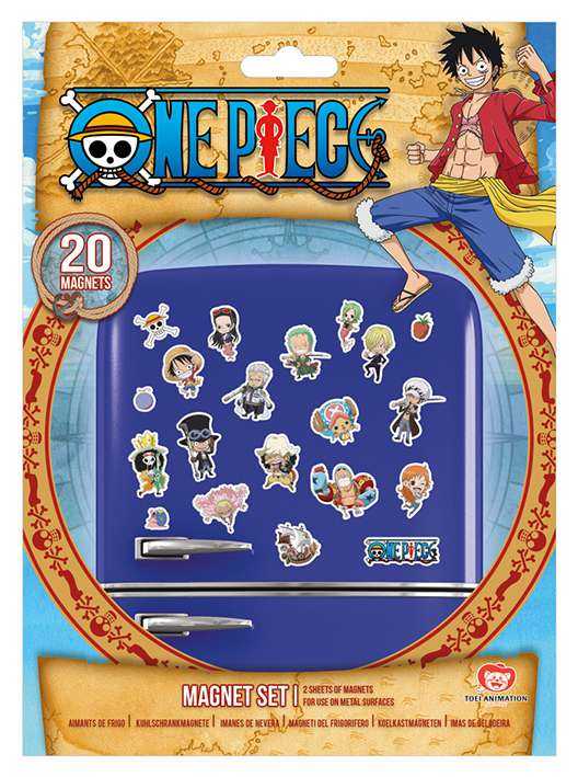 海賊王/航海王/ One Piece -英國進口Q版磁鐵組