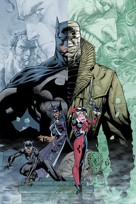 【DC】蝙蝠俠：緘默 (Batman: Hush) 英國進口海報