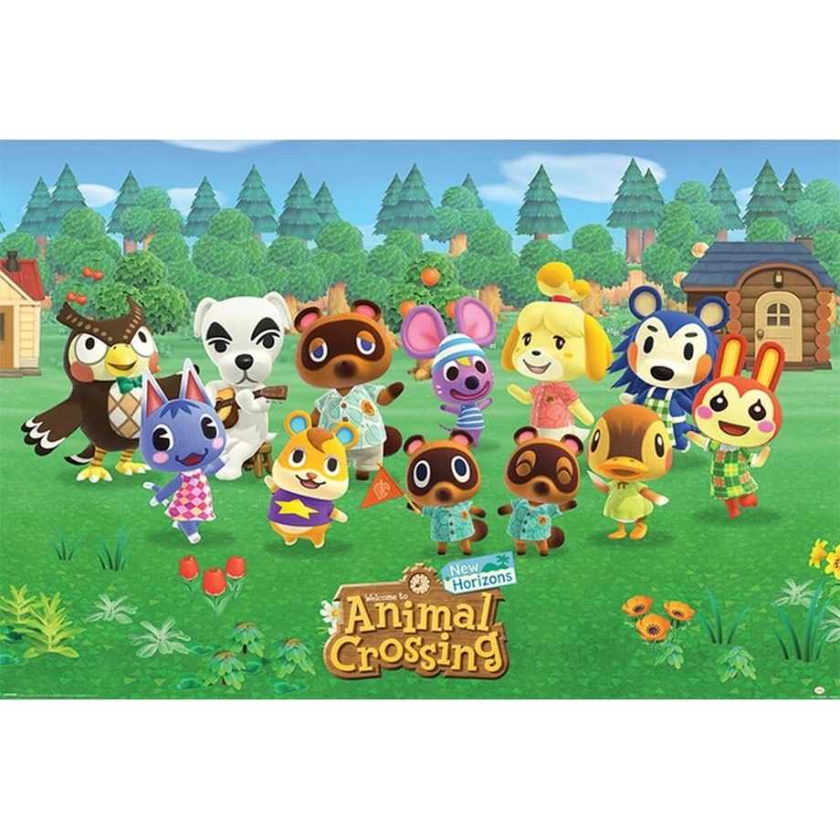 【集合啦！動物森友會】ANIMAL CROSSING 歡迎會 進口海報