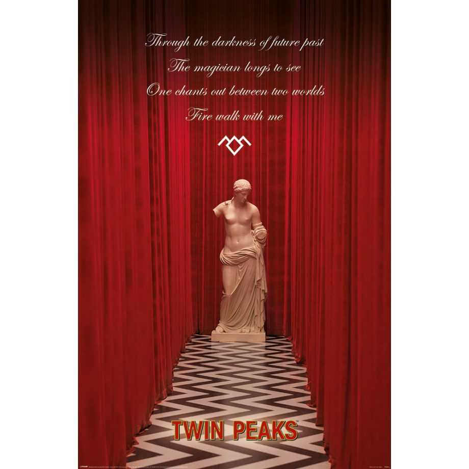 雙峰 Twin Peaks (The Black Lodge) – 英國進口海報