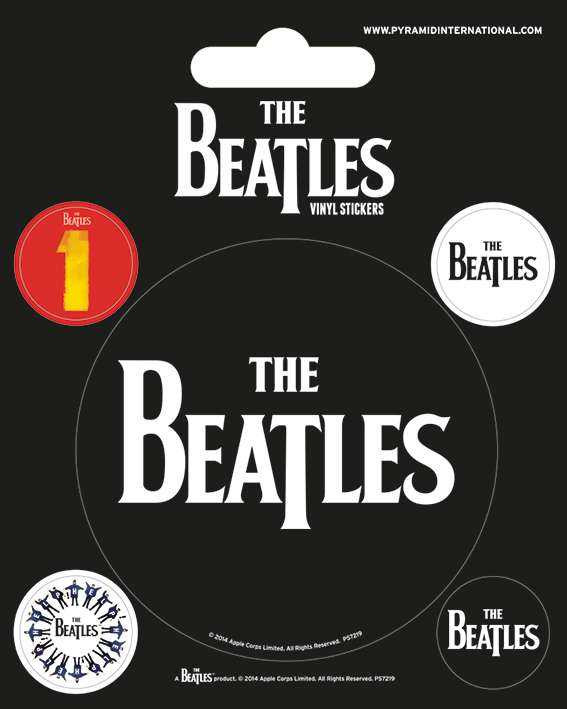 披頭四 The Beatles 英國進口貼紙組