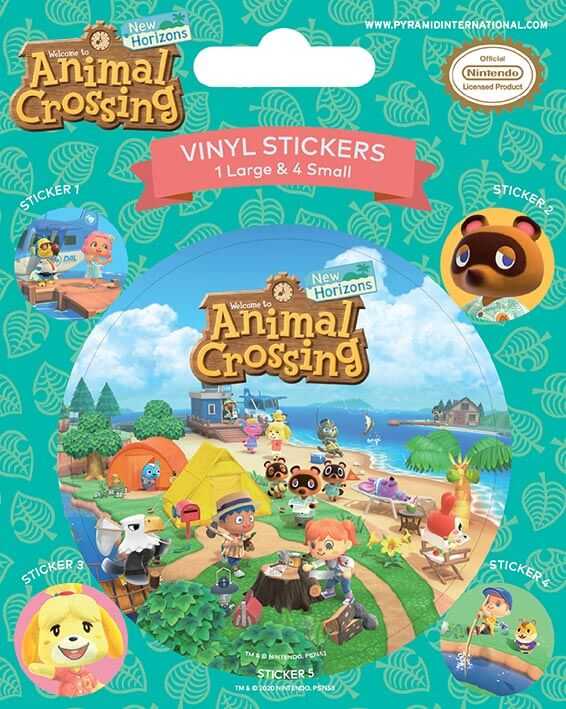 動物森友會 - Animal Crossing (Island Antics) - 英國進口貼紙組