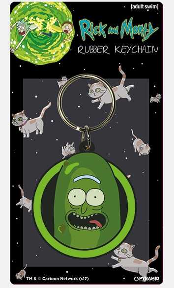 Rick and Morty 瑞克和莫蒂  (Pickle Rick) 英國進口鑰匙圈