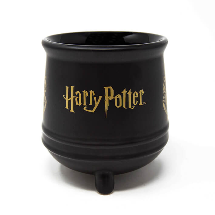 哈利波特(霍格華茲) - Harry Potter (Hogwarts Crest) Ceramic Cauldron Mug - 英國進口馬克杯